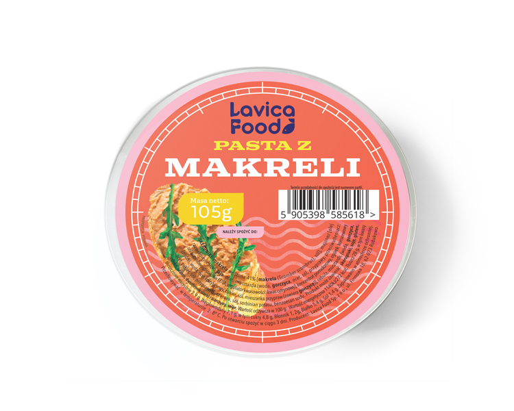 Pasta z Makreli Naturalna