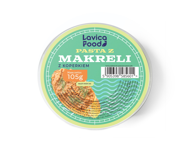 Pasta z Makreli z koperkiem