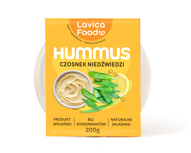 Hummus czosnek Niedźwiedzi