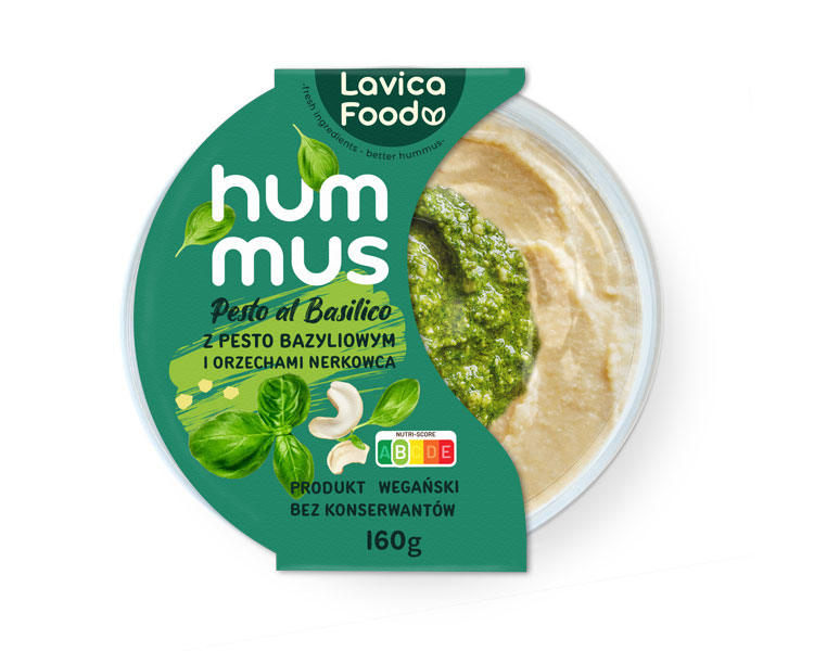 Hummus Pesto Basilico