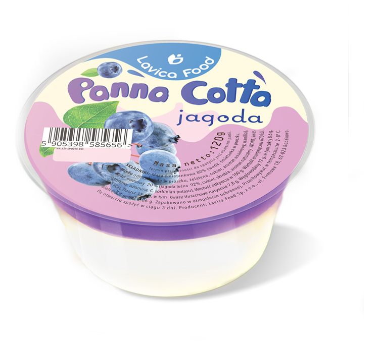 Panna Cotta Jagoda