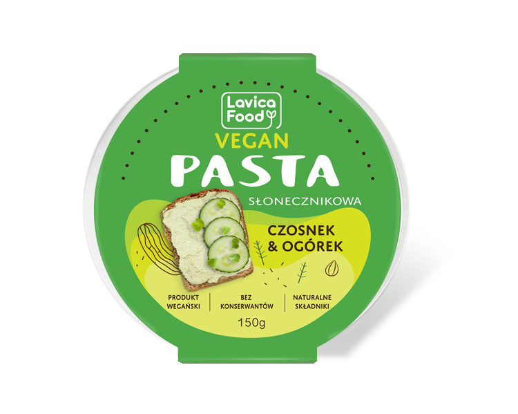 Pasta słonecznikowa Czosnek i Ogórek