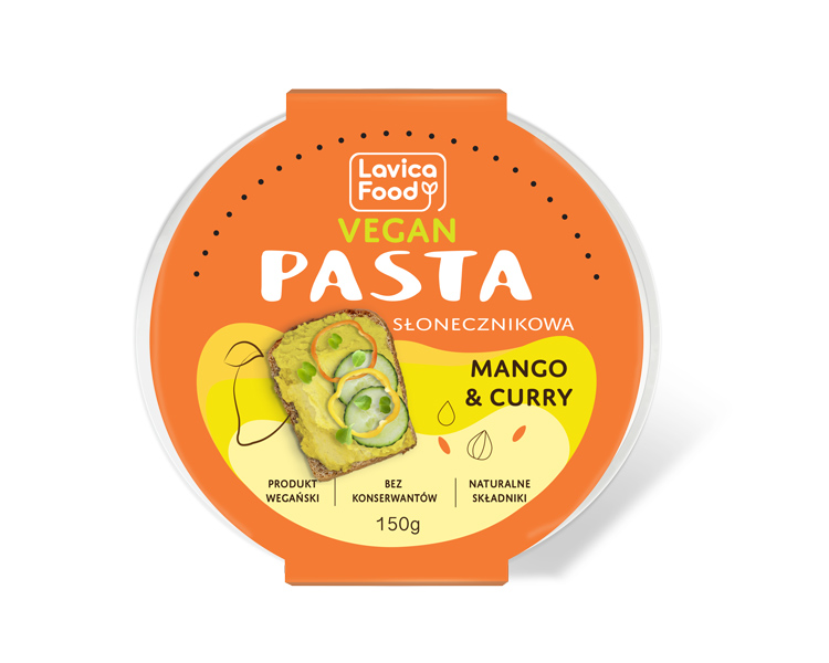 Pasta słonecznikowa Mango i curry