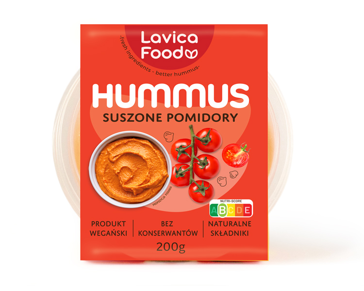 Hummus Suszone Pomidory