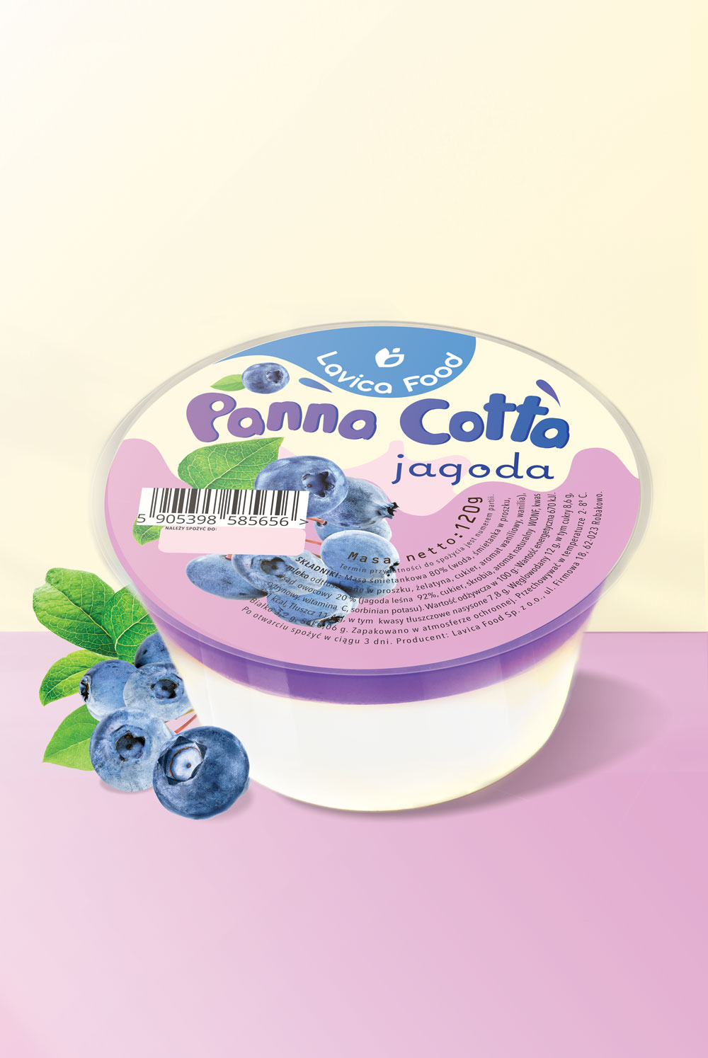 Panna Cotta Jagoda