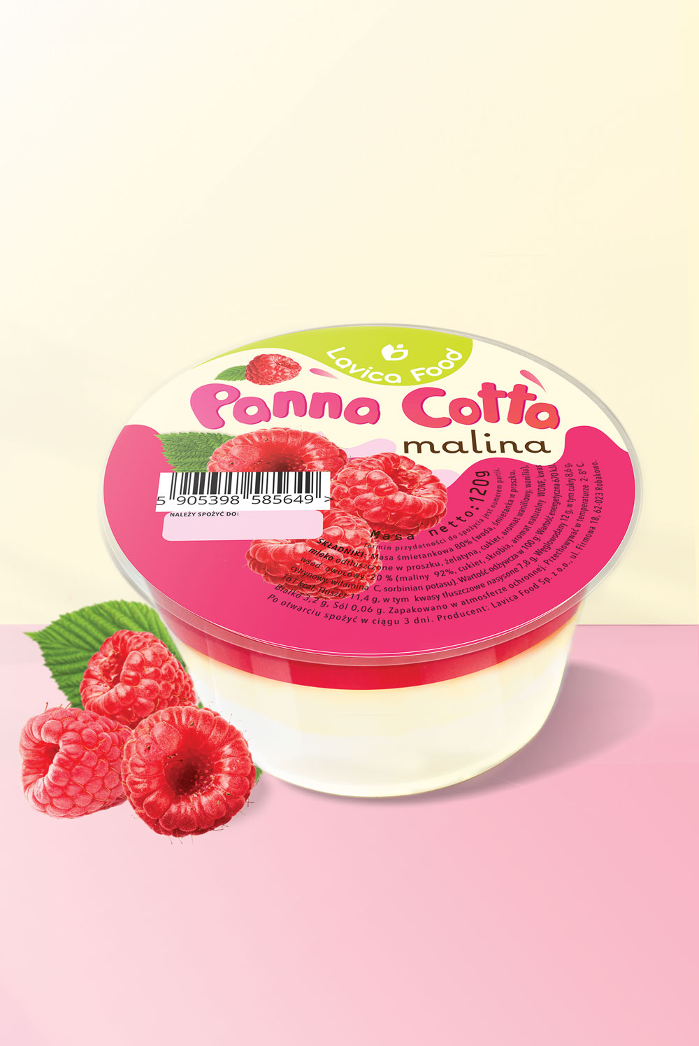 Panna Cotta Malina
